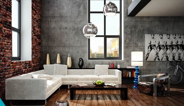 Intérieur moderne dans le style loft: style loft à l'intérieur de l'appartement, idées de photos
