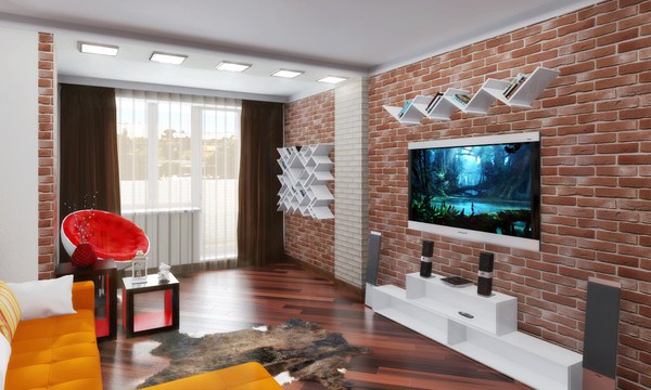 Intérieur moderne dans le style loft: style loft à l'intérieur de l'appartement, idées de photos