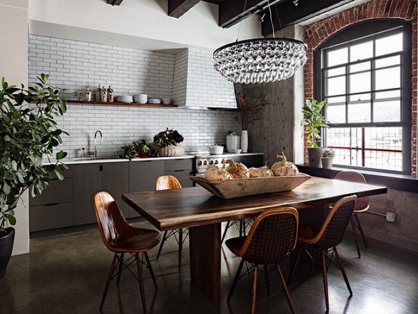 Intérieur moderne dans le style loft: style loft à l'intérieur de l'appartement, idées de photos