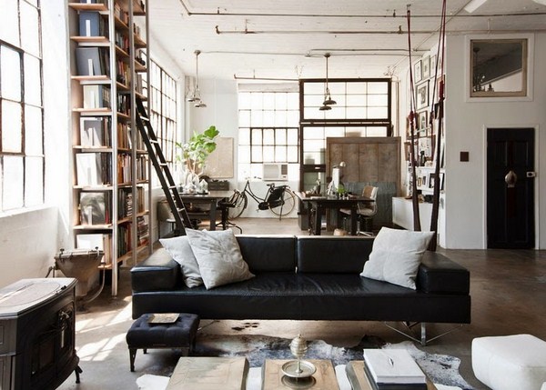 Intérieur moderne dans le style loft: style loft à l'intérieur de l'appartement, idées de photos