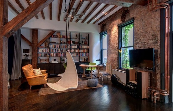 Intérieur moderne dans le style loft: style loft à l'intérieur de l'appartement, idées de photos