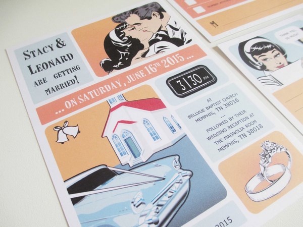 Les invitations de mariage les plus originales: photos, idées d'invitations de mariage