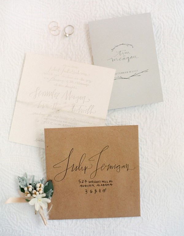 Les invitations de mariage les plus originales: photos, idées d'invitations de mariage