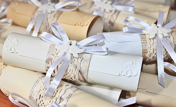 Les invitations de mariage les plus originales: photos, idées d'invitations de mariage