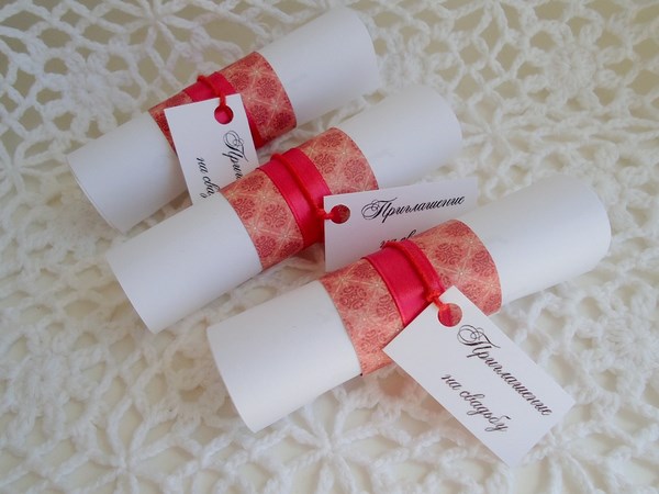 Les invitations de mariage les plus originales: photos, idées d'invitations de mariage