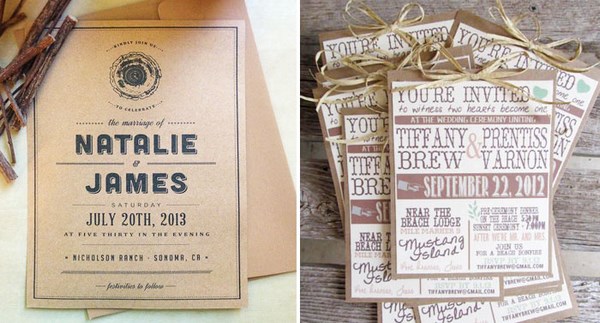 Les invitations de mariage les plus originales: photos, idées d'invitations de mariage