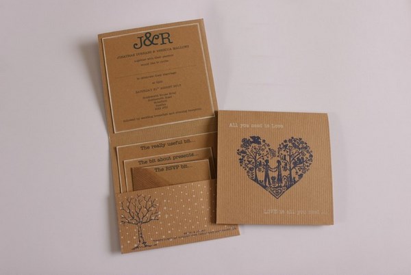 Les invitations de mariage les plus originales: photos, idées d'invitations de mariage