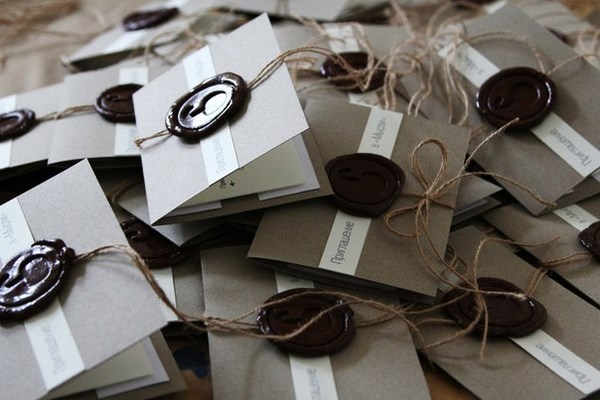 Les invitations de mariage les plus originales: photos, idées d'invitations de mariage