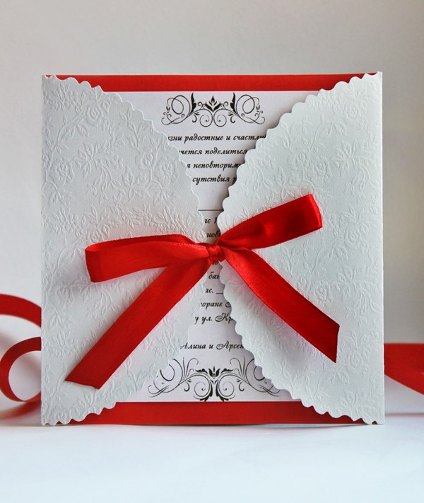 Les invitations de mariage les plus originales: photos, idées d'invitations de mariage