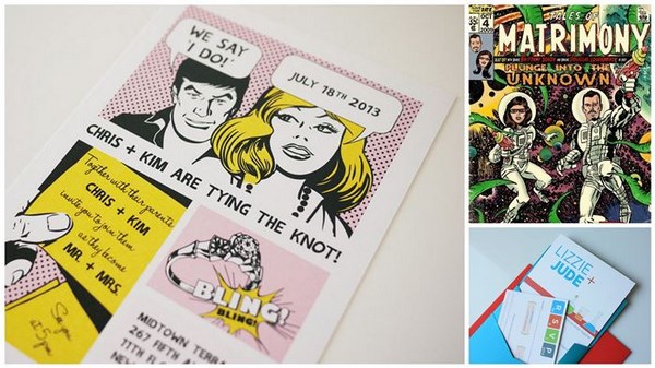 Les invitations de mariage les plus originales: photos, idées d'invitations de mariage