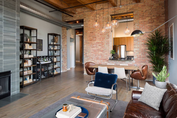 Intérieur moderne dans le style loft: style loft à l'intérieur de l'appartement, idées de photos