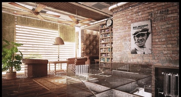 Intérieur moderne dans le style loft: style loft à l'intérieur de l'appartement, idées de photos