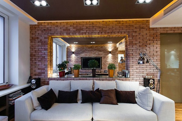 Intérieur moderne dans le style loft: style loft à l'intérieur de l'appartement, idées de photos