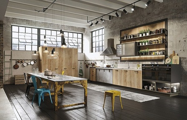 Intérieur moderne dans le style loft: style loft à l'intérieur de l'appartement, idées de photos