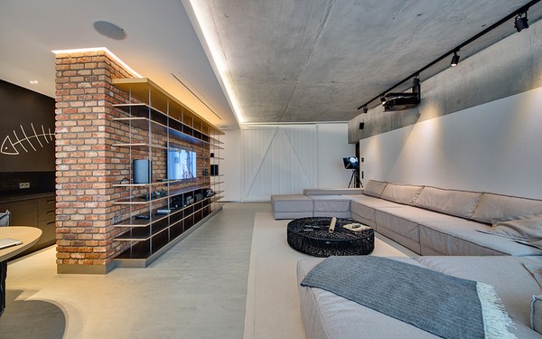 Intérieur moderne dans le style loft: style loft à l'intérieur de l'appartement, idées de photos