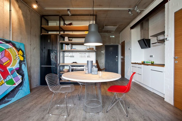 Intérieur moderne dans le style loft: style loft à l'intérieur de l'appartement, idées de photos