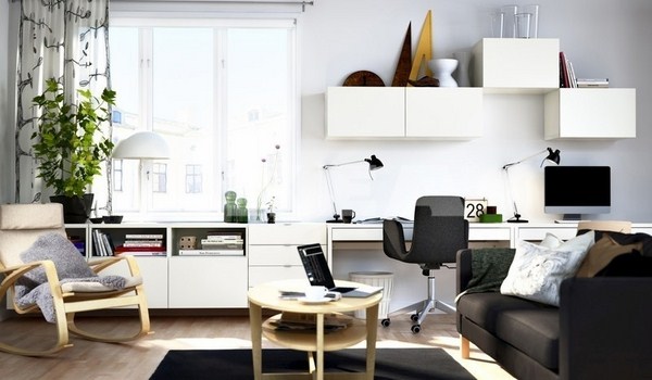 Comment organiser un espace de travail: photos, idées pour concevoir un lieu de travail