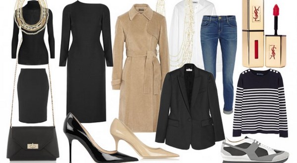 Armoire basique à la mode pour femmes: une photo, comment faire une armoire basique