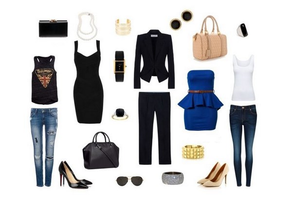 Armoire basique à la mode pour femmes: une photo, comment faire une armoire basique