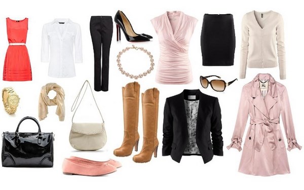 Armoire basique à la mode pour femmes: une photo, comment faire une armoire basique