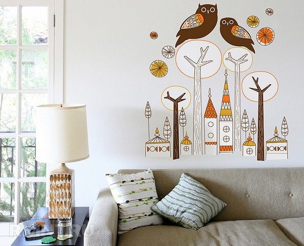 Comment décorer magnifiquement un mur dans une pièce: photos, idées