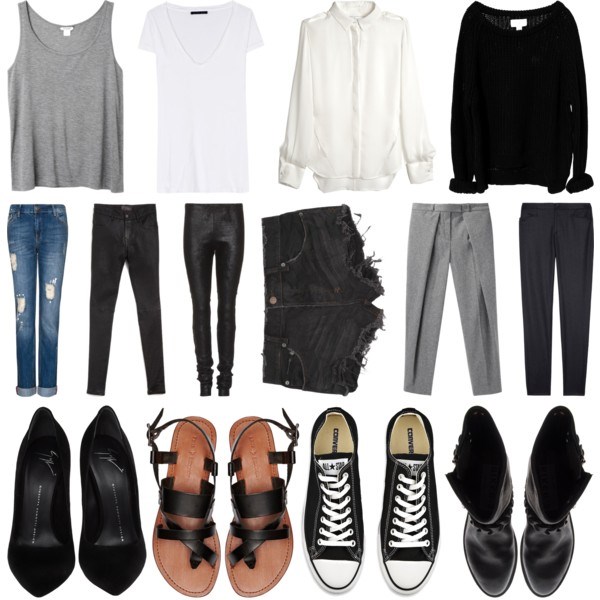 Armoire basique à la mode pour femmes: une photo, comment faire une armoire basique