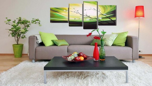 Comment décorer magnifiquement un mur dans une pièce: photos, idées