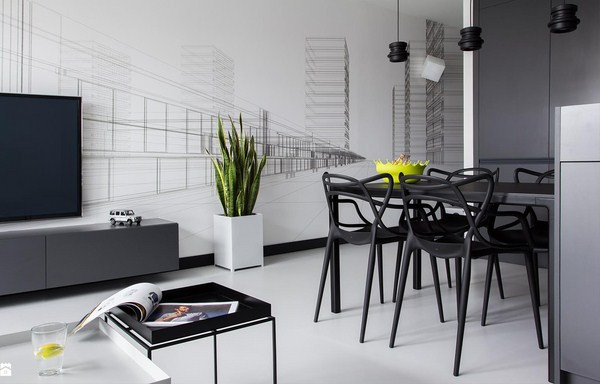 Comment décorer magnifiquement un mur dans une pièce: photos, idées