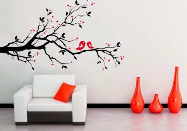 Comment décorer magnifiquement un mur dans une pièce: photos, idées