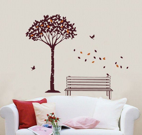 Comment décorer magnifiquement un mur dans une pièce: photos, idées