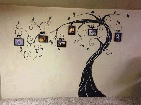 Comment décorer magnifiquement un mur dans une pièce: photos, idées