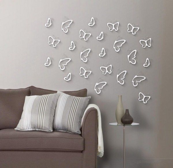 Comment décorer magnifiquement un mur dans une pièce: photos, idées