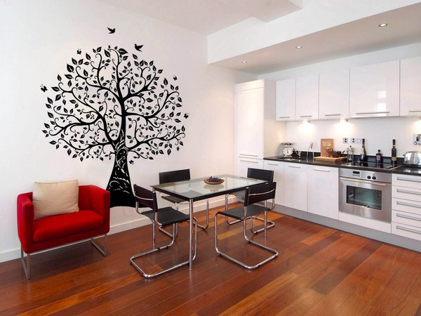 Comment décorer magnifiquement un mur dans une pièce: photos, idées