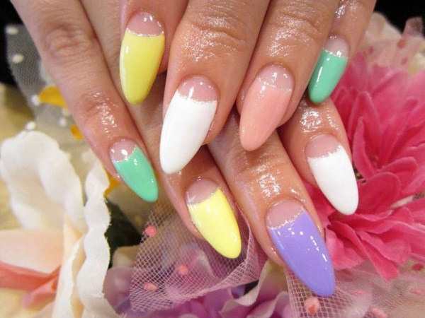 Manucure pour ongles pointus 2025-2026: photos, idées, nouveautés