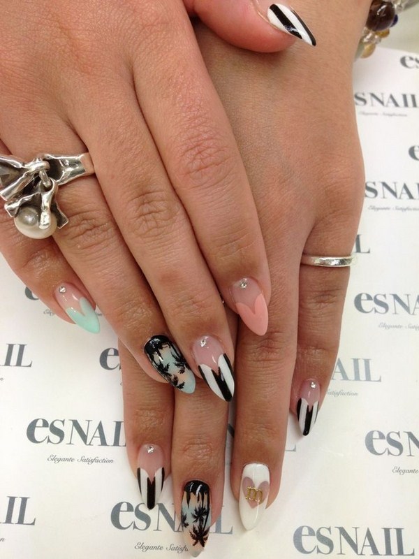 Manucure pour ongles pointus 2025-2026: photos, idées, nouveautés