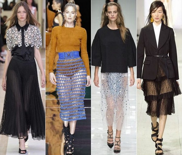 Jupes à la mode printemps-été 2025-2026: photos, tendances