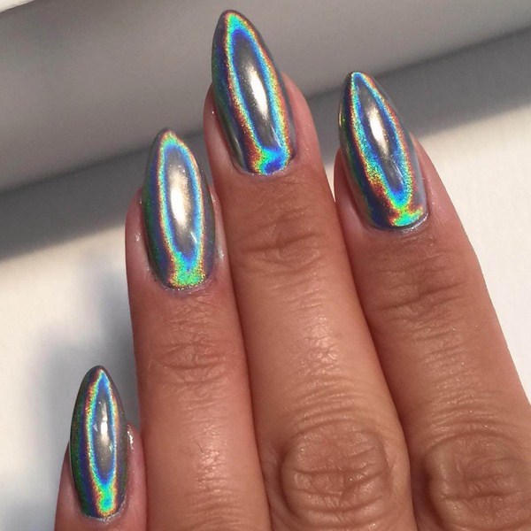 Délicieuse manucure miroir 2025-2026: photos, idées de manucure miroir