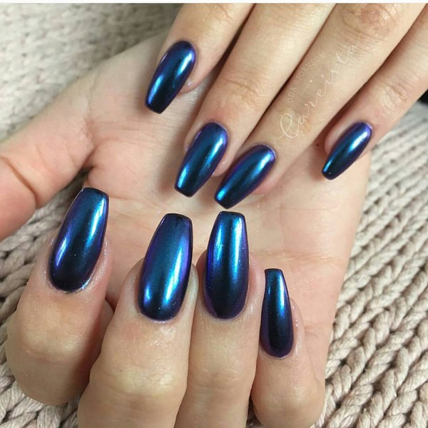 Délicieuse manucure miroir 2025-2026: photos, idées de manucure miroir