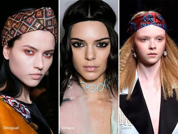 Bandeaux à la mode pour 2025-2026: photo