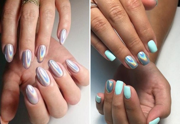 Délicieuse manucure miroir 2025-2026: photos, idées de manucure miroir