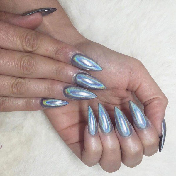 Délicieuse manucure miroir 2025-2026: photos, idées de manucure miroir