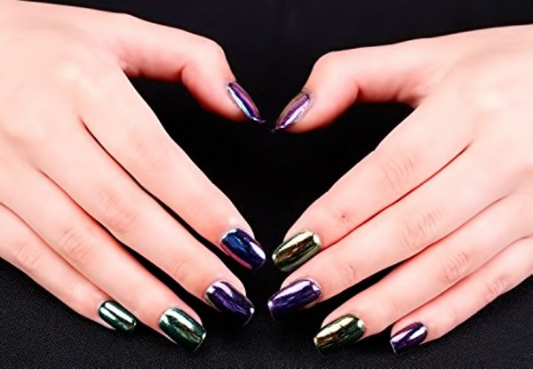 Délicieuse manucure miroir 2025-2026: photos, idées de manucure miroir