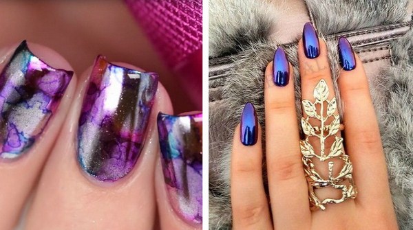 Délicieuse manucure miroir 2025-2026: photos, idées de manucure miroir