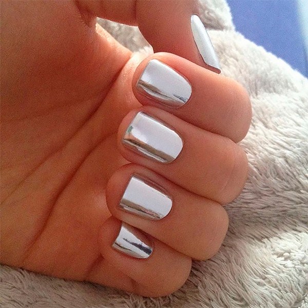 Délicieuse manucure miroir 2025-2026: photos, idées de manucure miroir