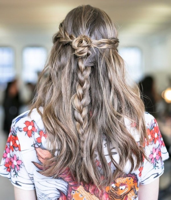 Coiffures originales avec tissage 2025-2026, photos, idées