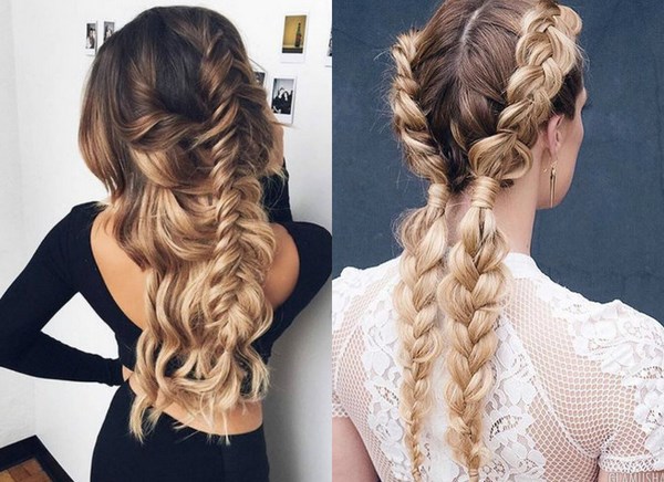 Coiffures originales avec tissage 2025-2026, photos, idées