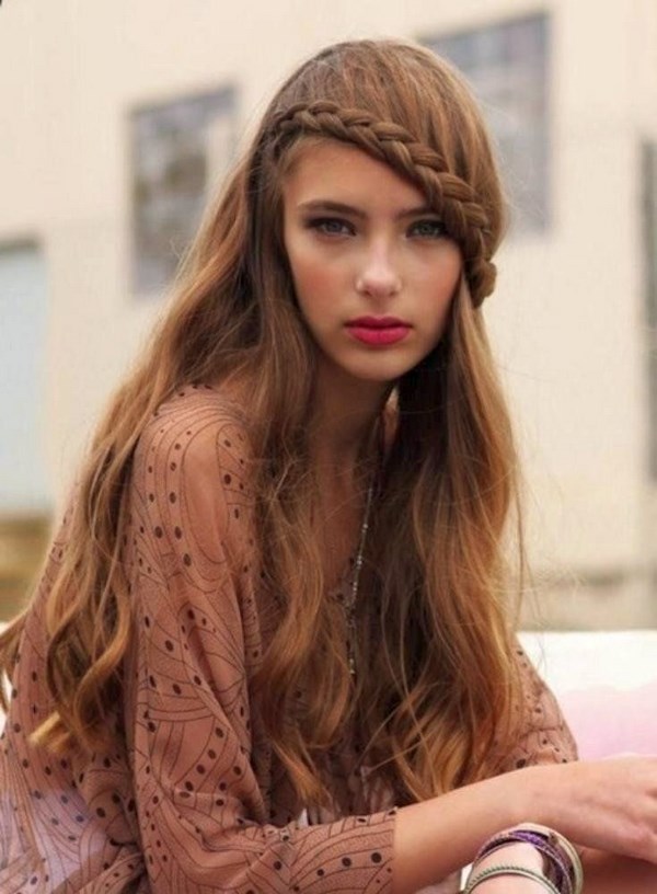 Coiffures originales avec tissage 2025-2026, photos, idées