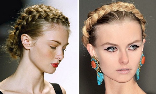 Coiffures originales avec tissage 2025-2026, photos, idées