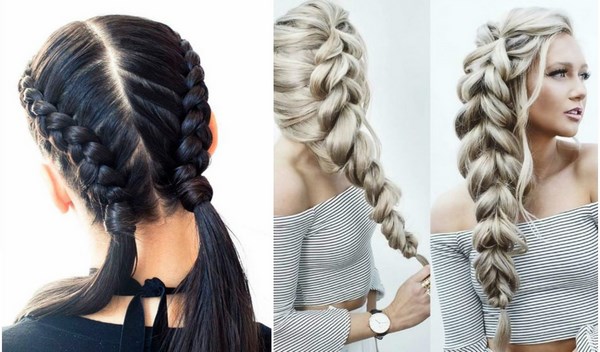 Coiffures originales avec tissage 2025-2026, photos, idées