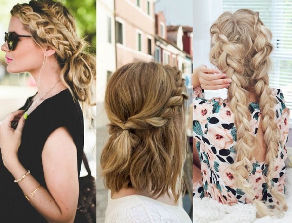 Coiffures originales avec tissage 2025-2026, photos, idées